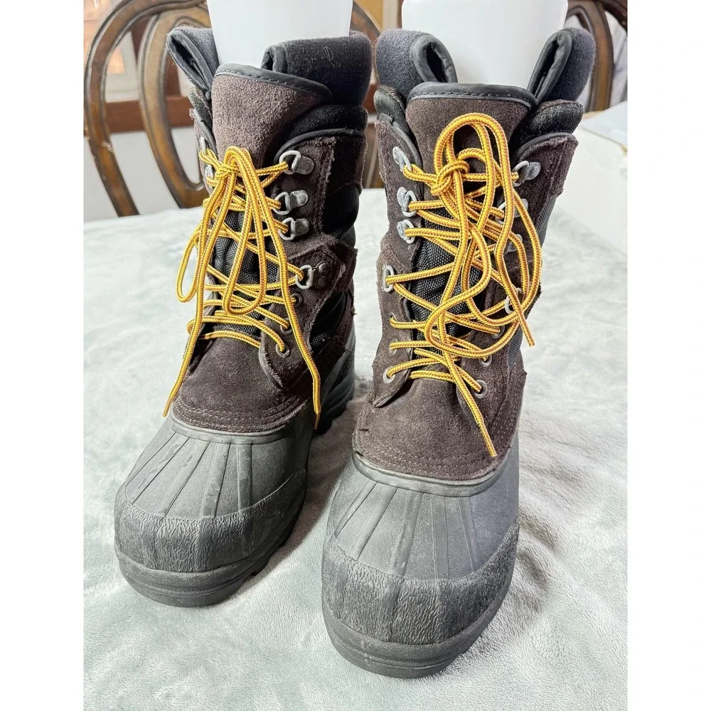 LaCrosse Boots Mens Size 7 Brown‎ Suede Winter Snow Insulated Outdoor 600210